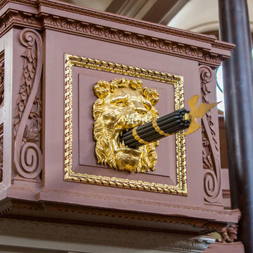 Proctors' Box Photo of the Proctors' box inside Sheldonian Theatre